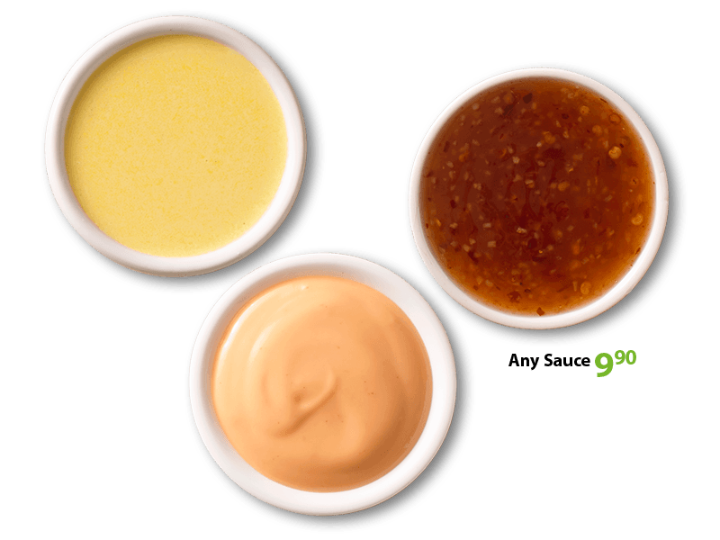 add a sauce 1000 island sauce at 6.90