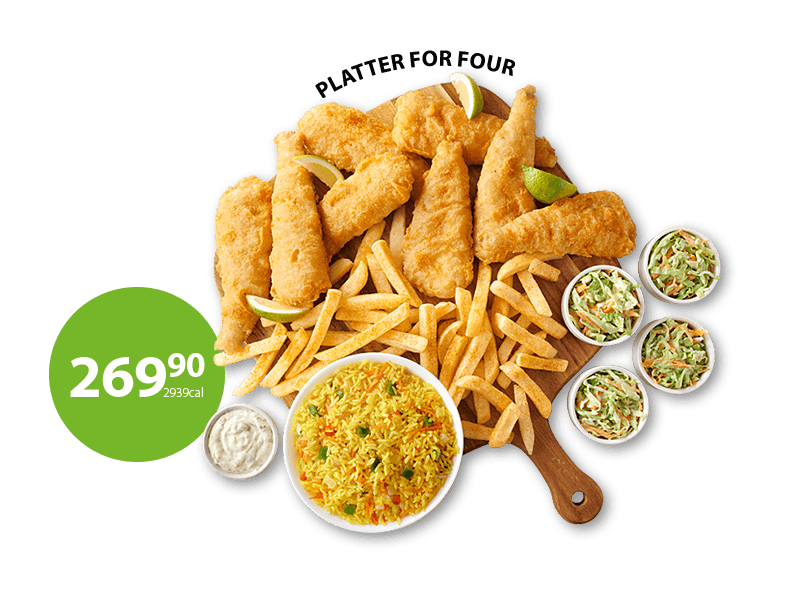 Fish and chips specials from Fishaways – choose from Hake, Rice, Chips & Onion Rings or a Hake Hot Pot for Two seafood sharing meal.