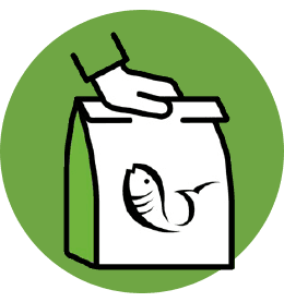 Fish takeaway icon