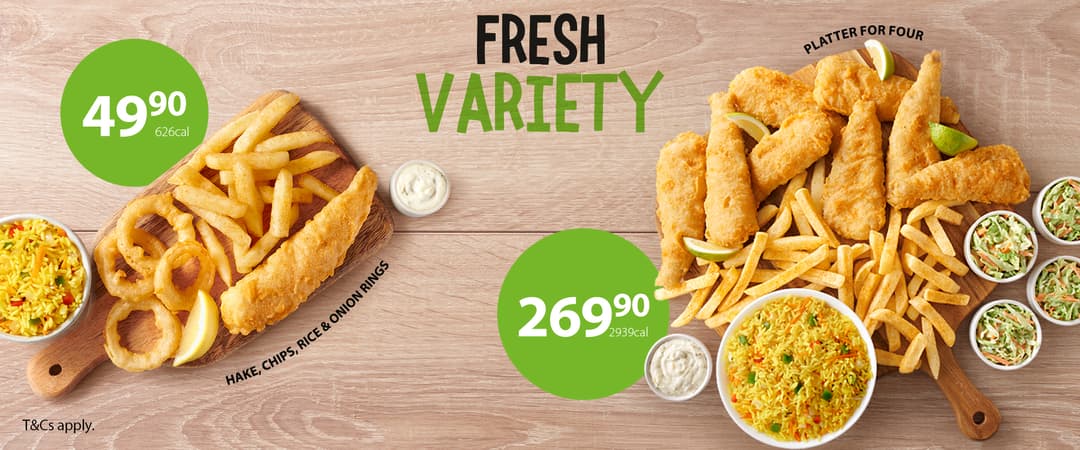 Fishaways Standard Menu Seafood Restaurant | Fishaways S.A