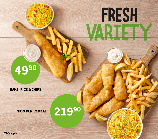 Fresh variety fish and seafood